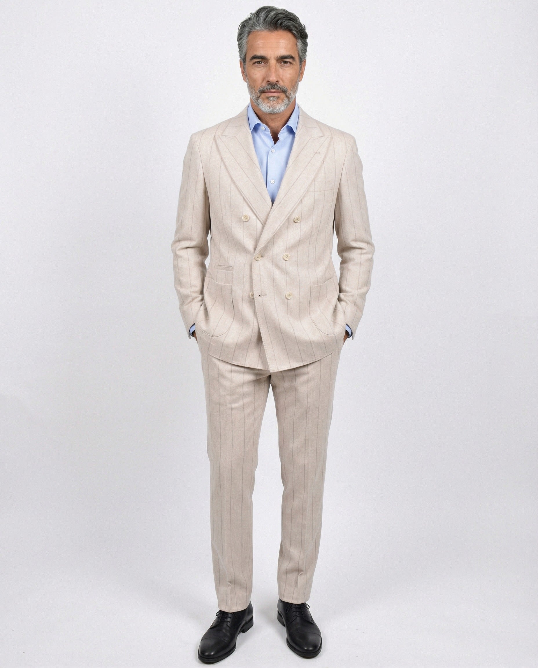 Brunello Cucinelli Beige Wool Blazer