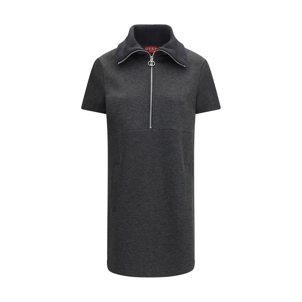 Gucci Gray Cotton Casual Dress