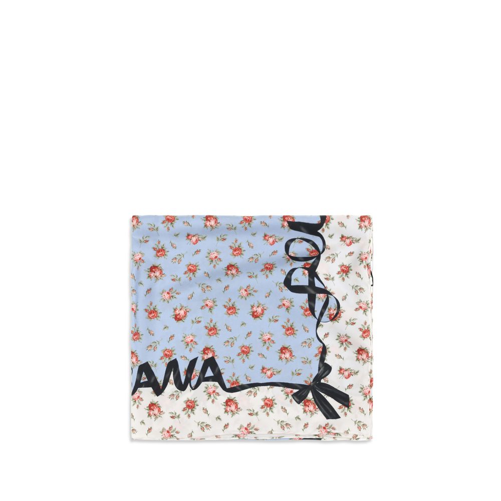 وشاح حريري متعدد الألوان من دولتشي آند غابانا