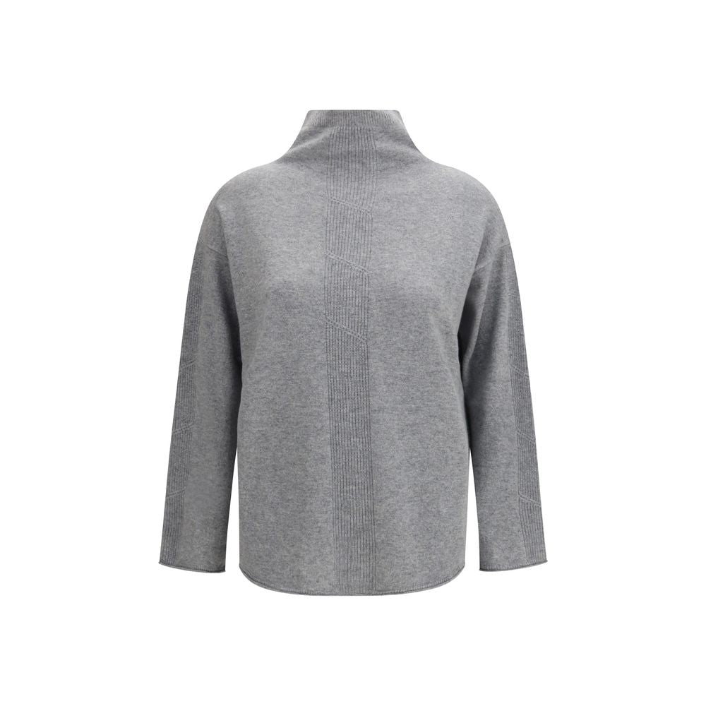 Max Mara Pure Gray Cashmere Sweater