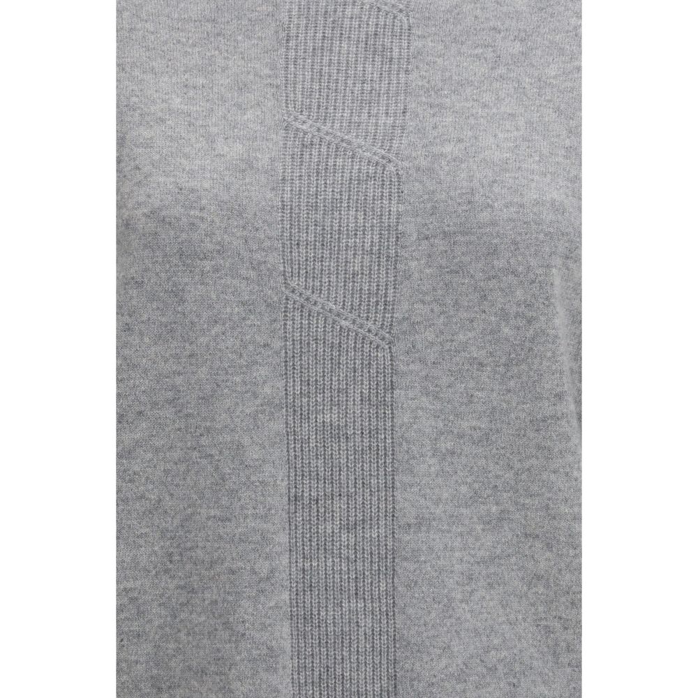 Max Mara Pure Gray Cashmere Sweater