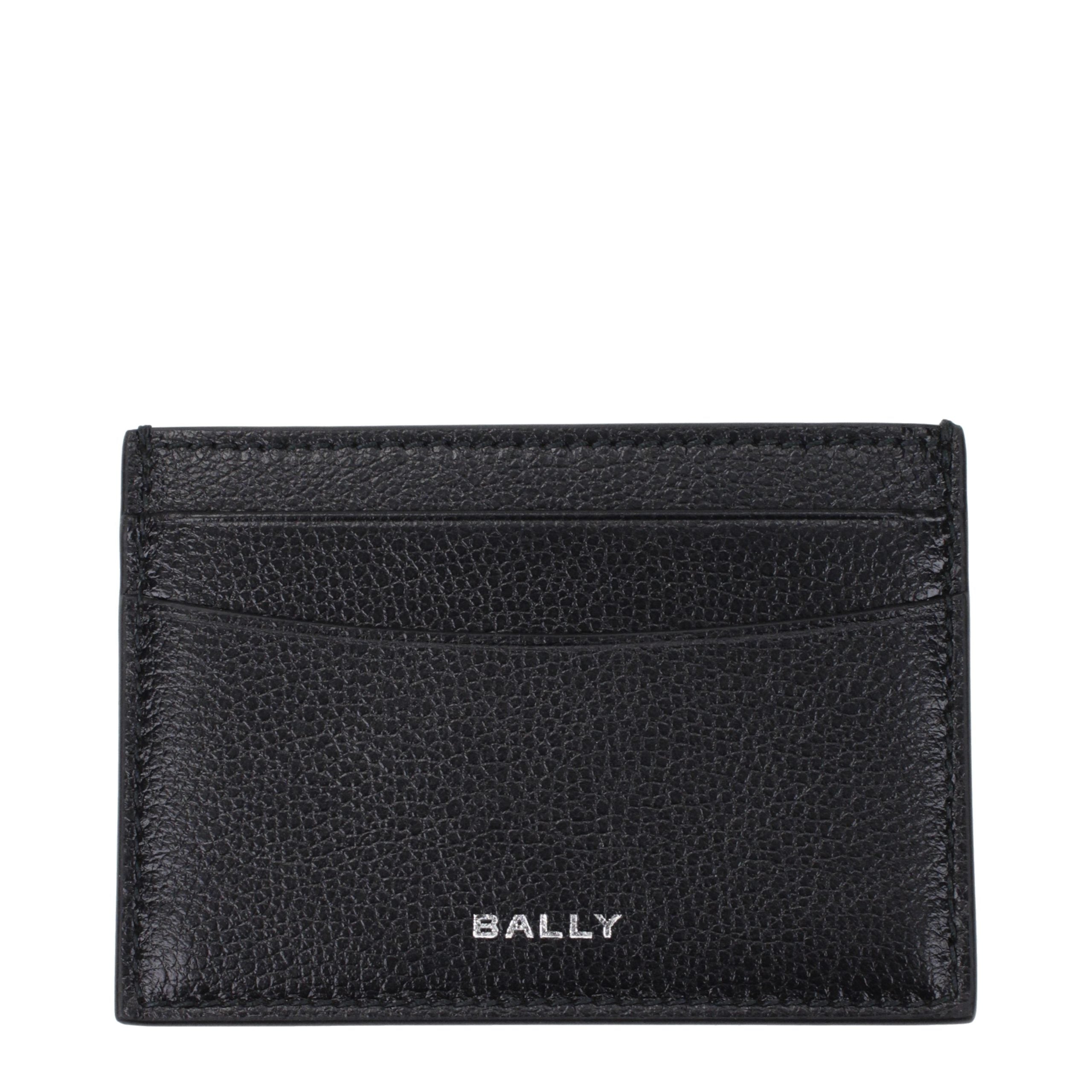Bally Black Leather Cardholder