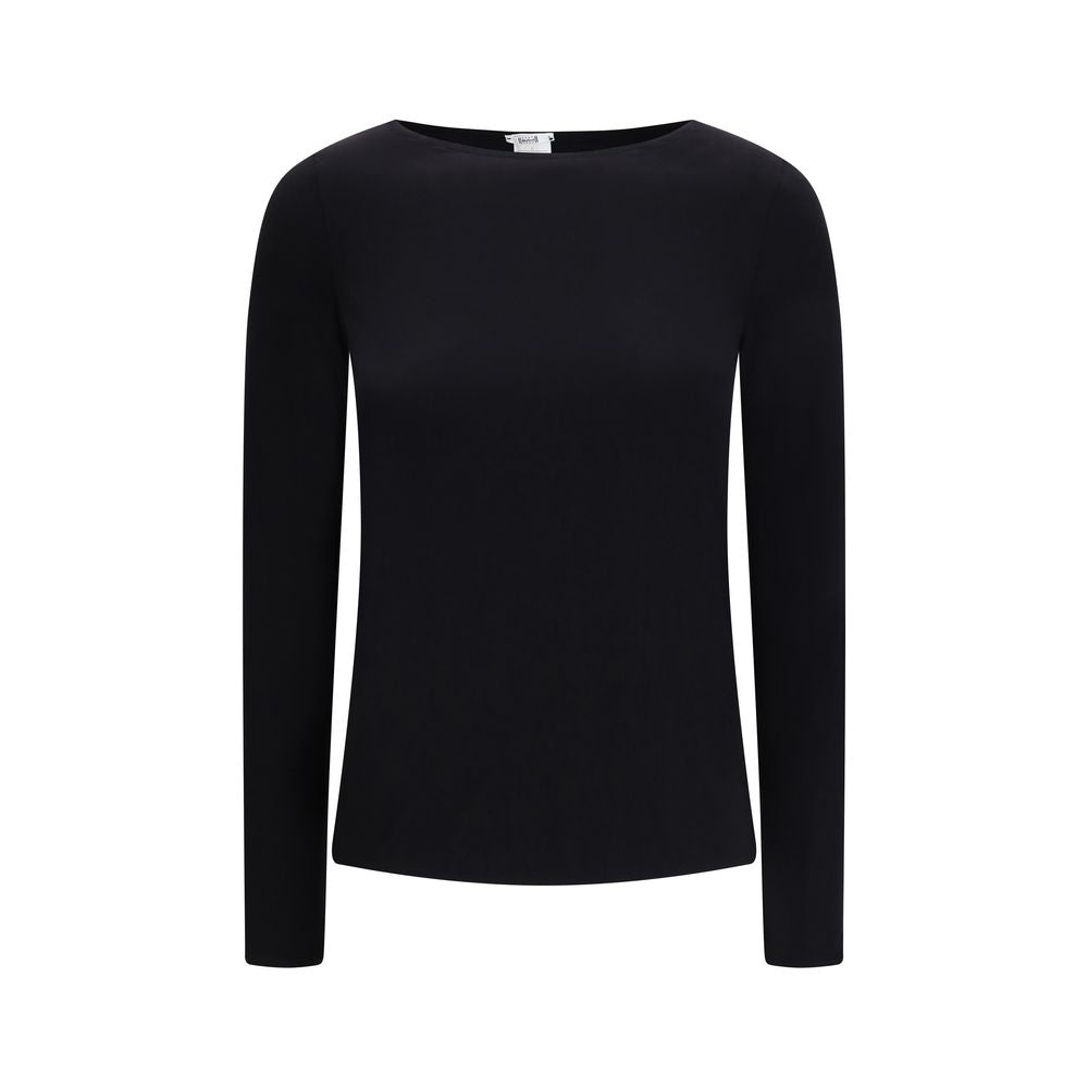 Wolford Black Modal Long Sleeve T-Shirt