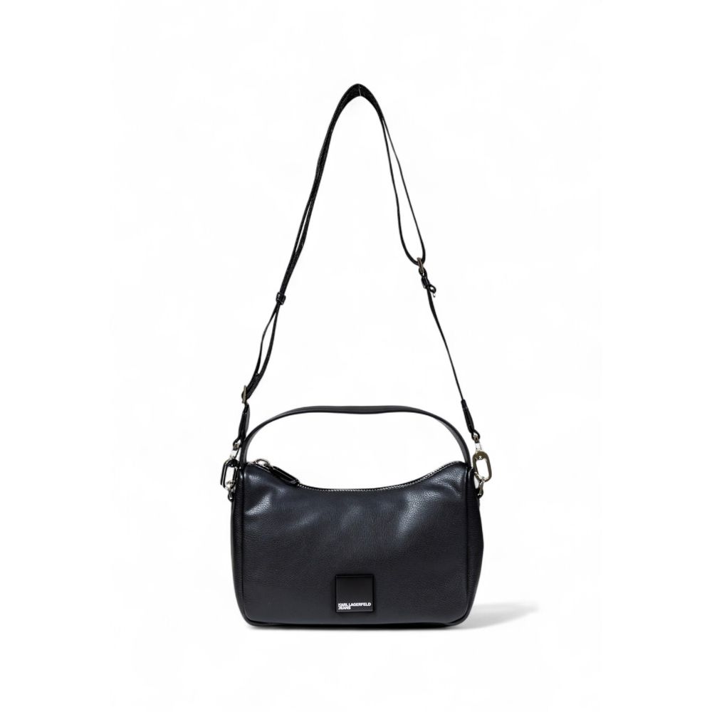 Karl Lagerfeld Black Artificial Leather Handbag