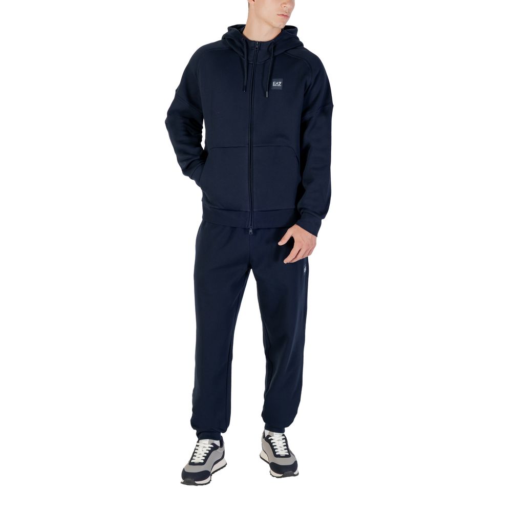 EA7 Emporio Armani Bicolor Cotton Sweatsuit