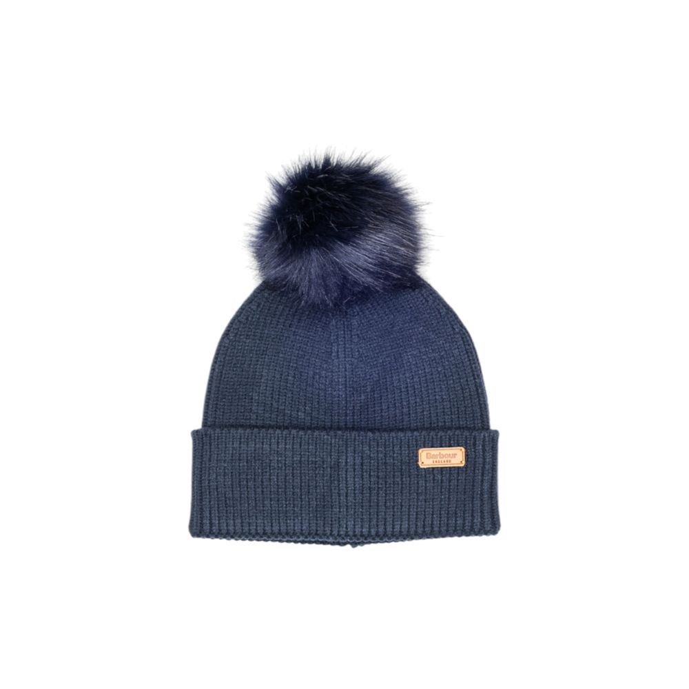 Barbour Blue Viscose Beanie