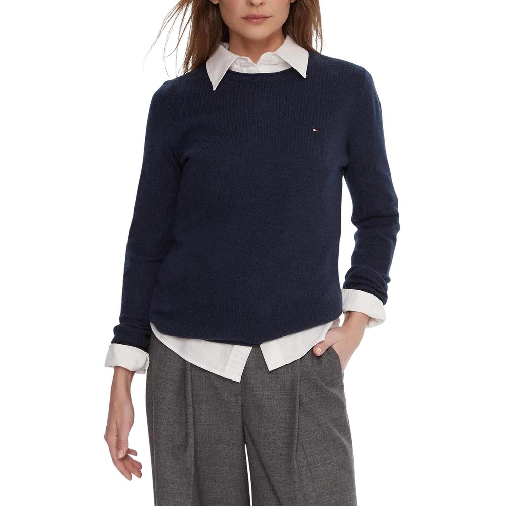 Tommy Hilfiger Blue Wool Sweatshirt