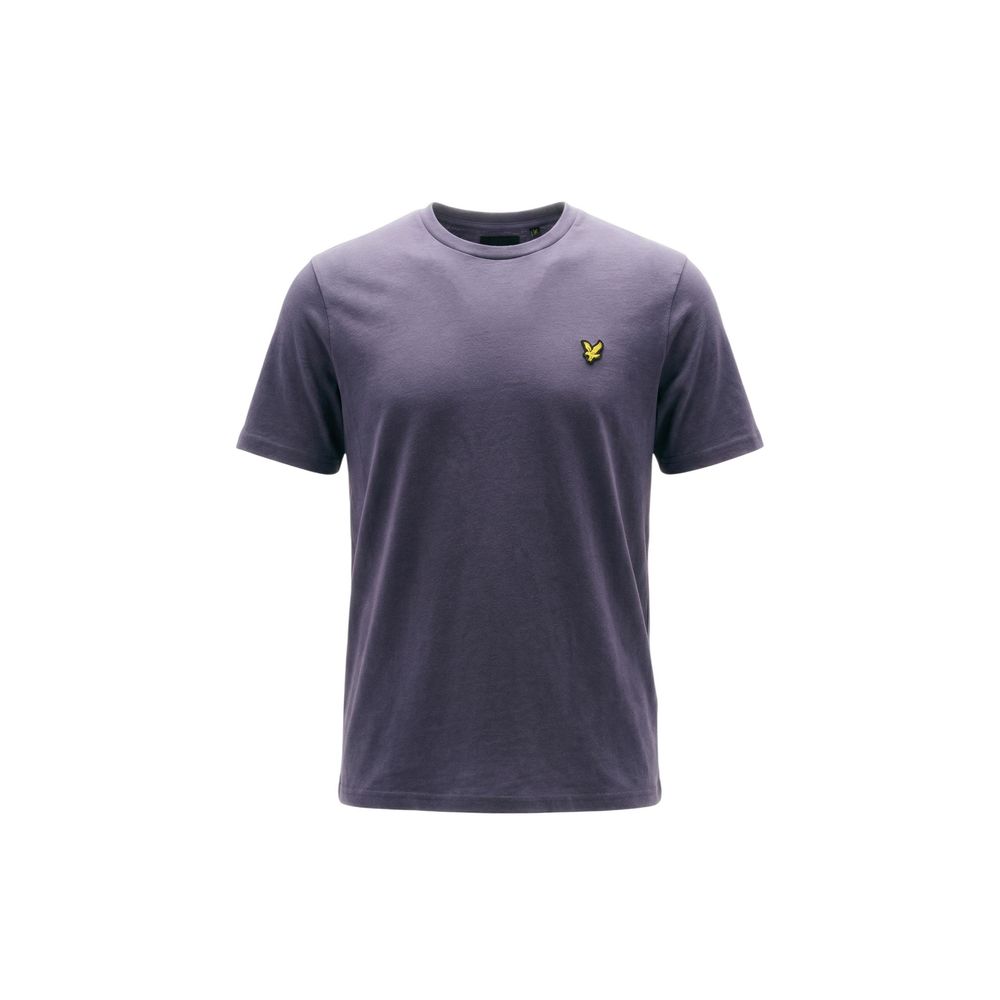 Lyle & Scott Purple Cotton T-Shirt