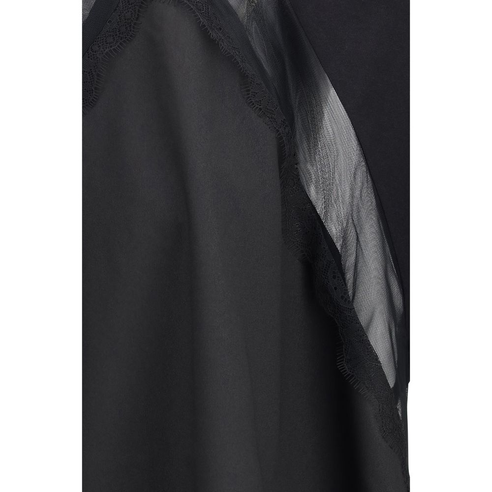 تي شيرت قطني أسود من بينكو