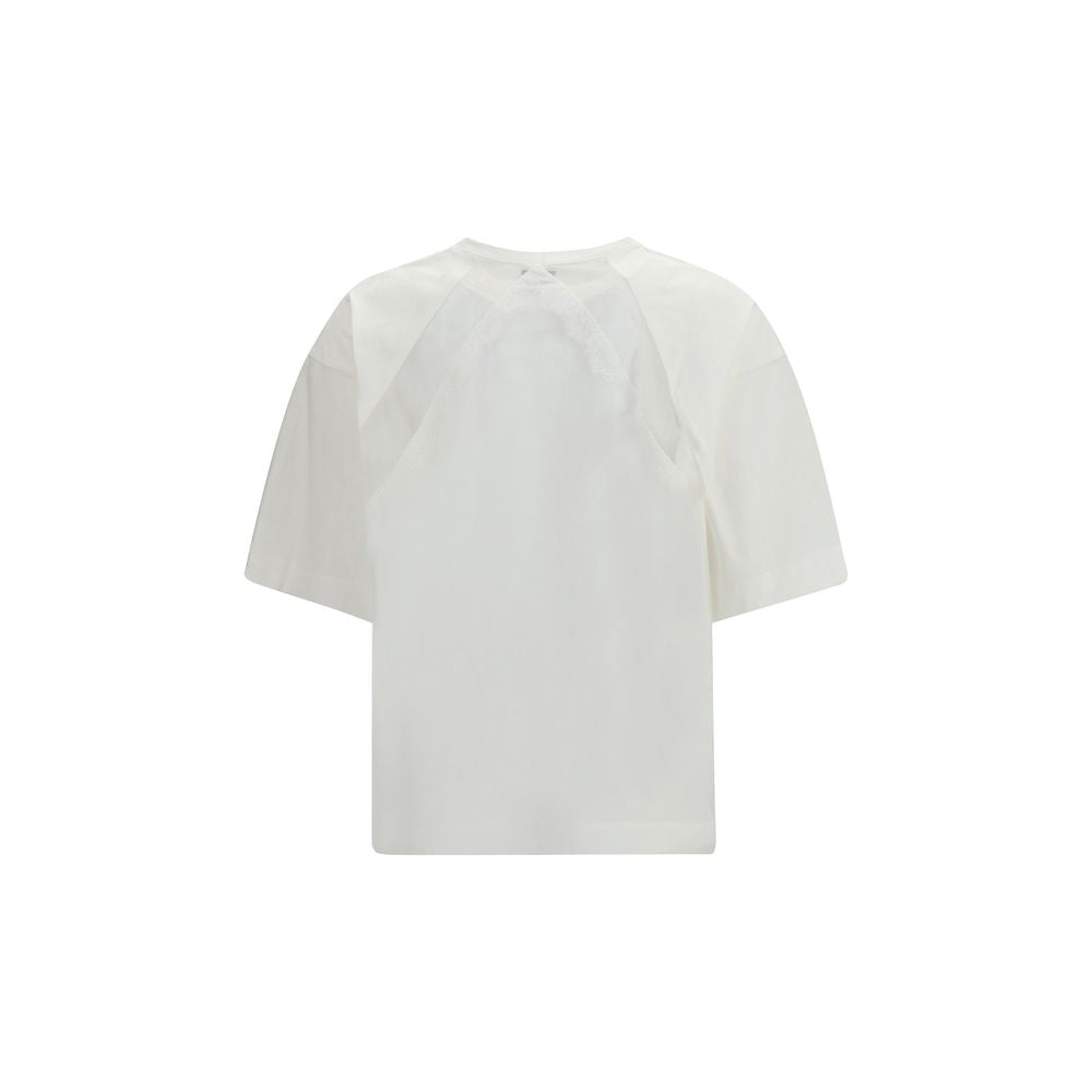 PINKO White Cotton T-Shirt
