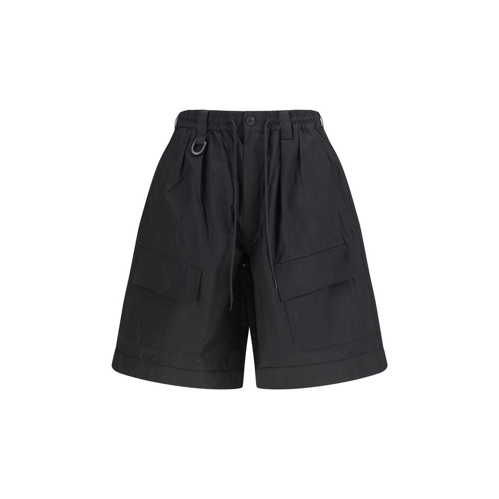 شورت برمودا Y-3 قطني أسود