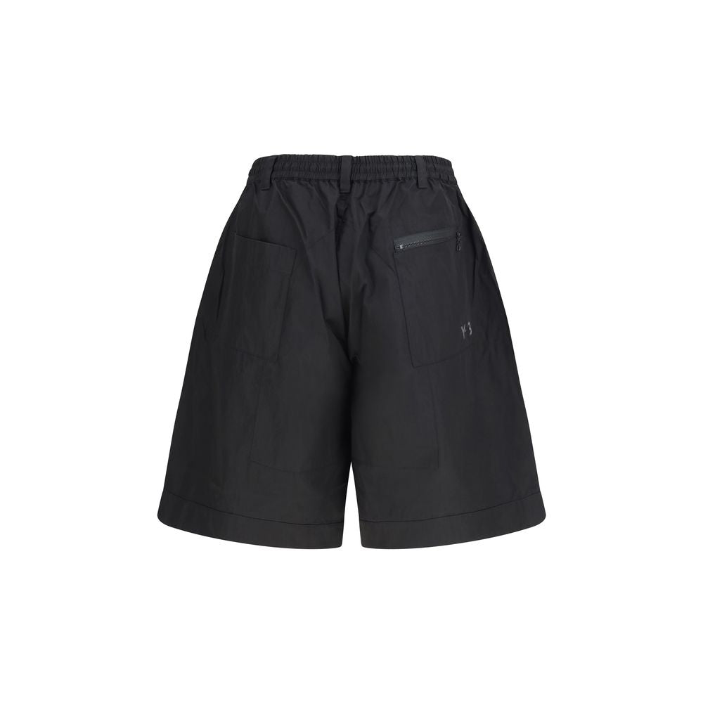 شورت برمودا Y-3 قطني أسود