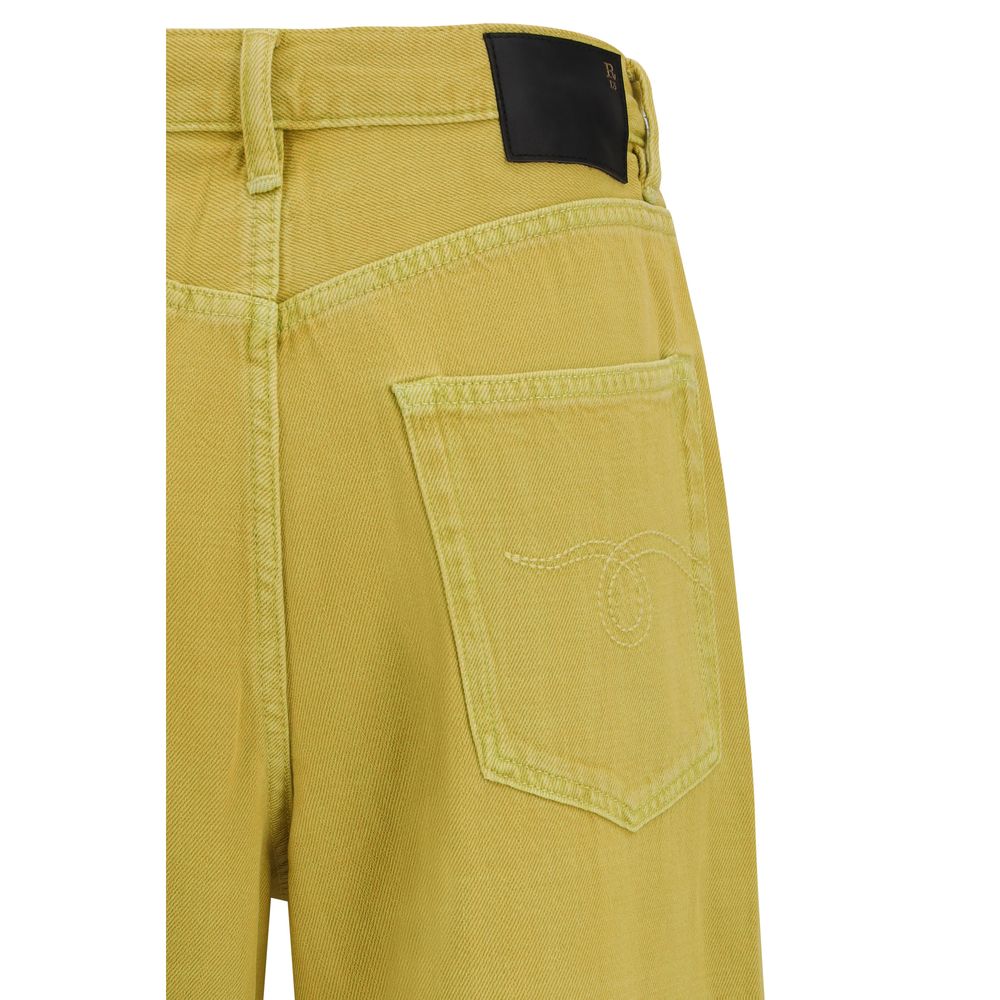 R13 Bicolor Cotton Jeans Denim