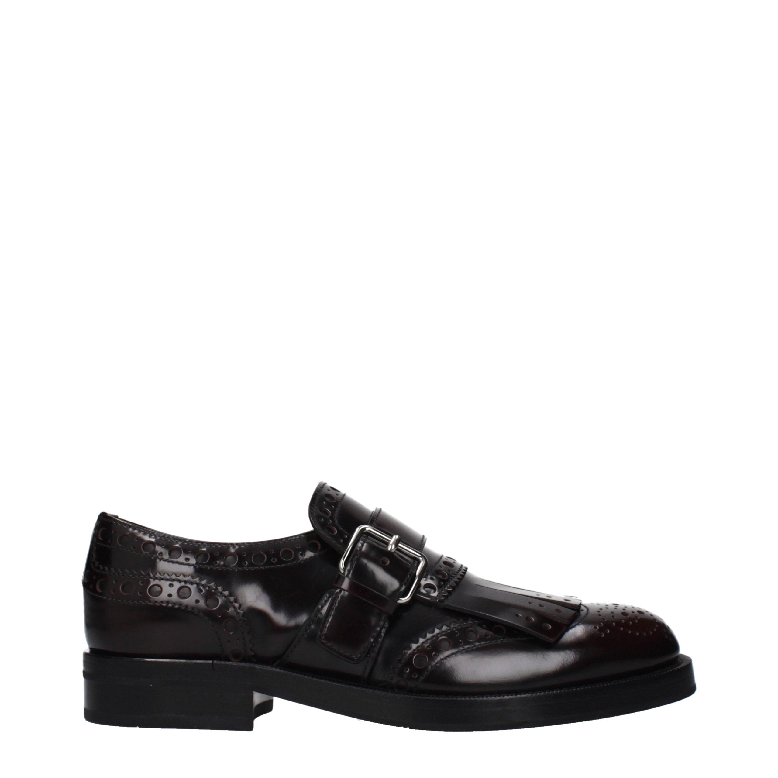 Church's Red Leather Slip-On Loafers