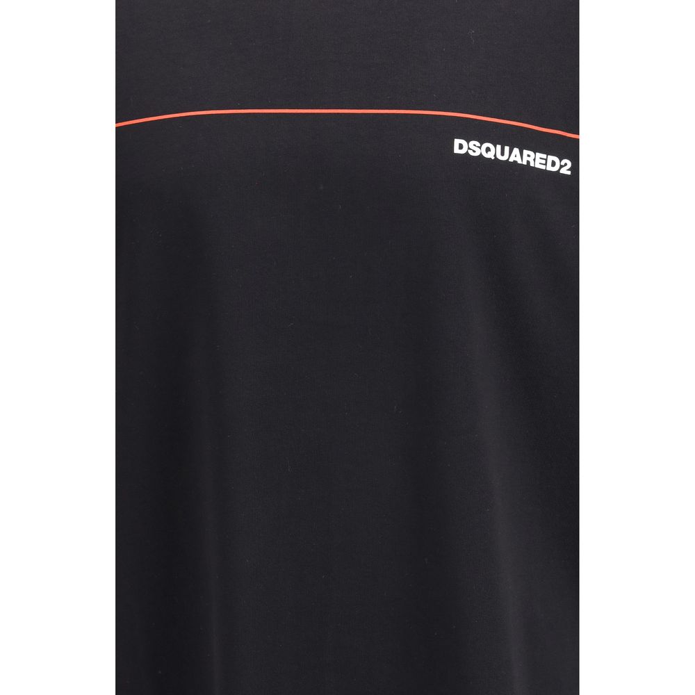 تي شيرت قطني أسود من Dsquared²