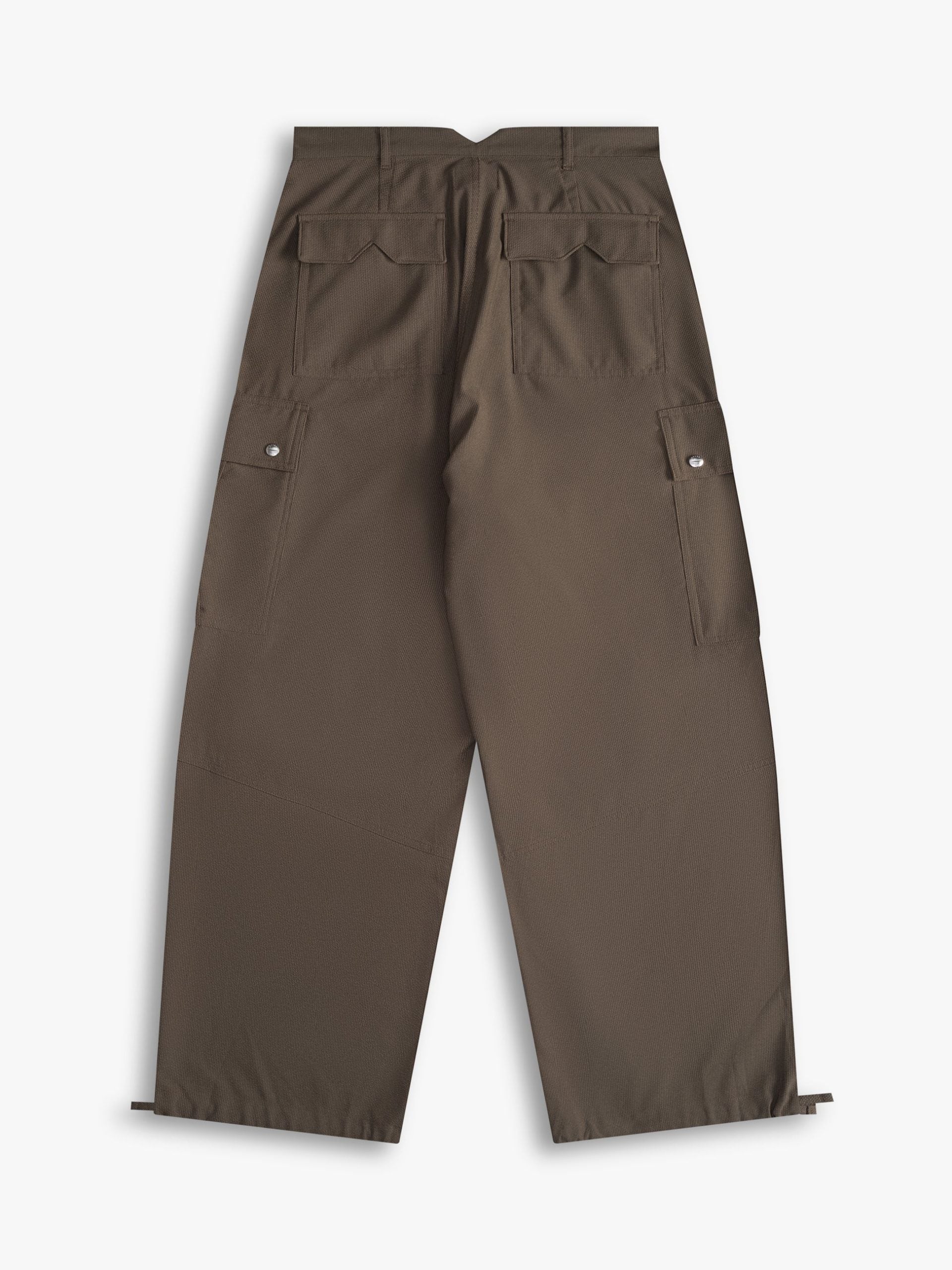 Rhude Olive Linen Cargo Pants