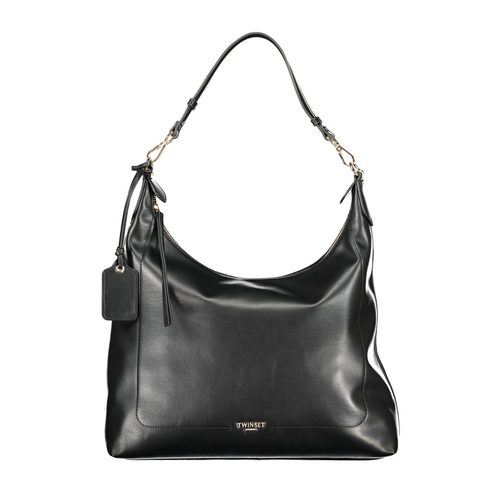 Twinset Nero Poliuretano Women Hobo Bag