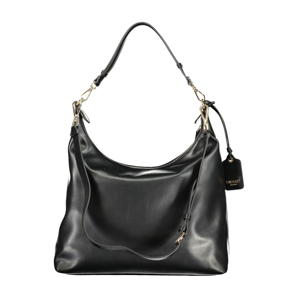 Twinset Nero Poliuretano Women Hobo Bag