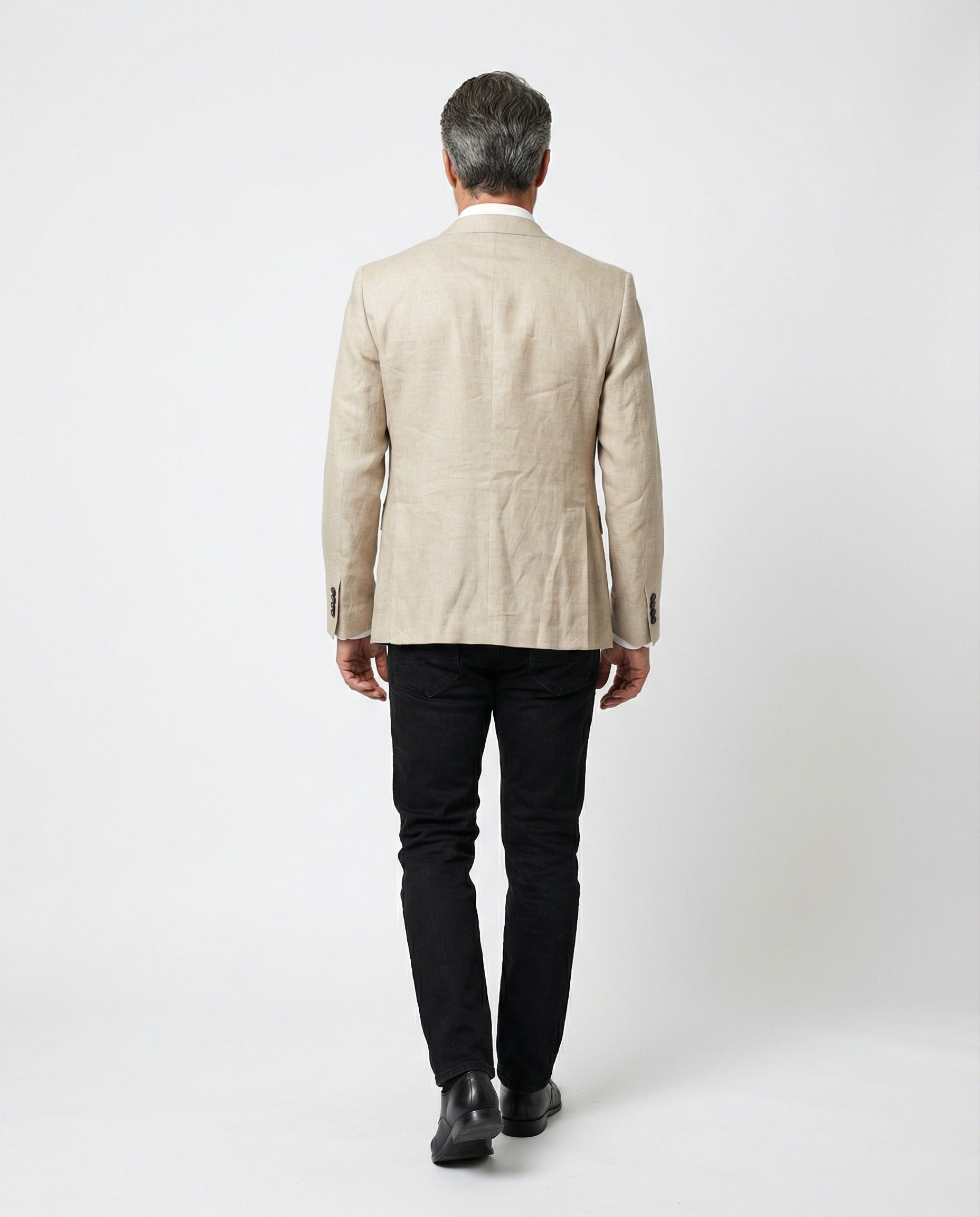 Peserico Beige Linen Blazer
