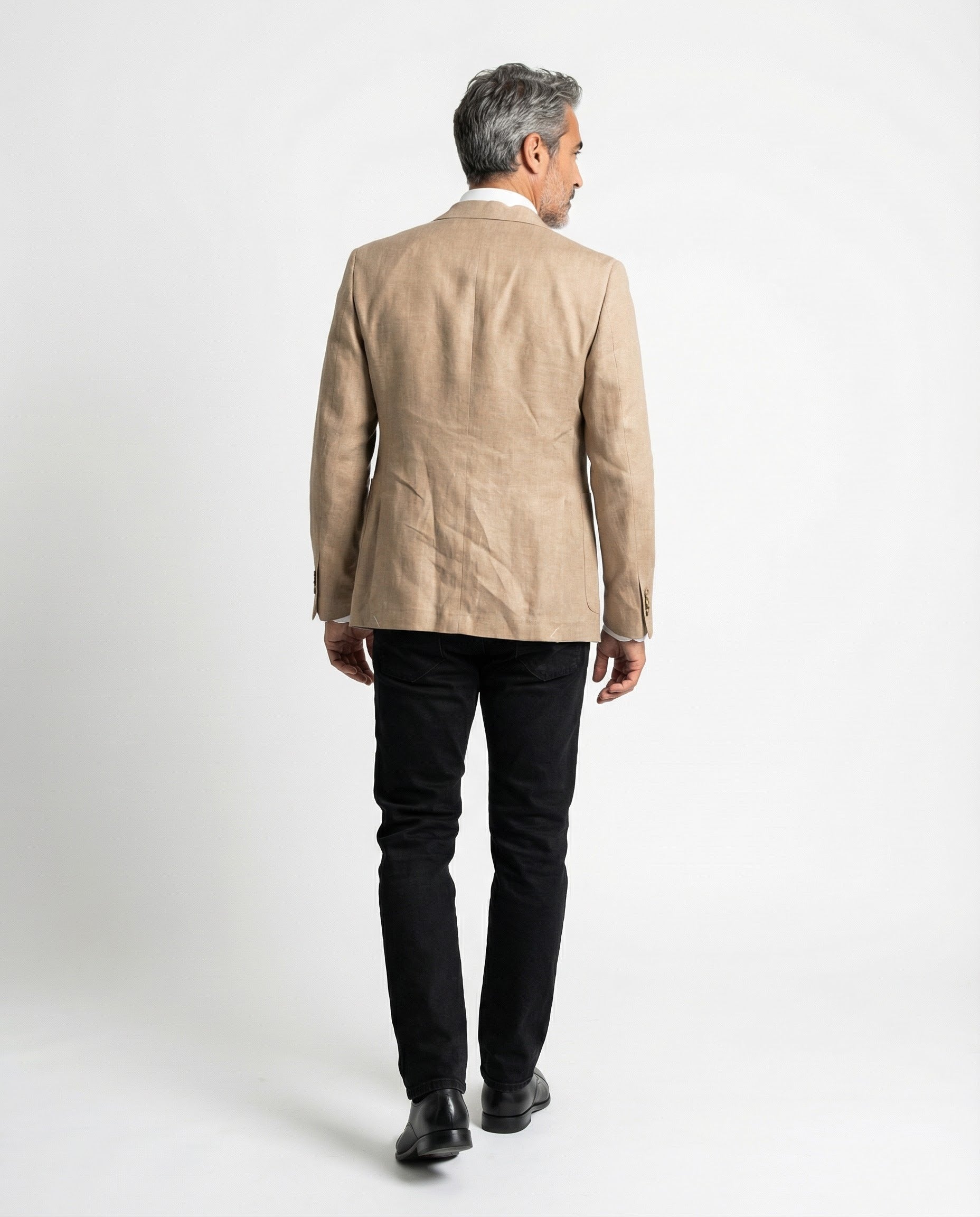 Peserico Beige Linen Blazer