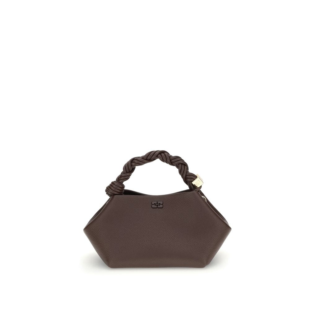 Ganni Brown Recycled Polyester Handbag