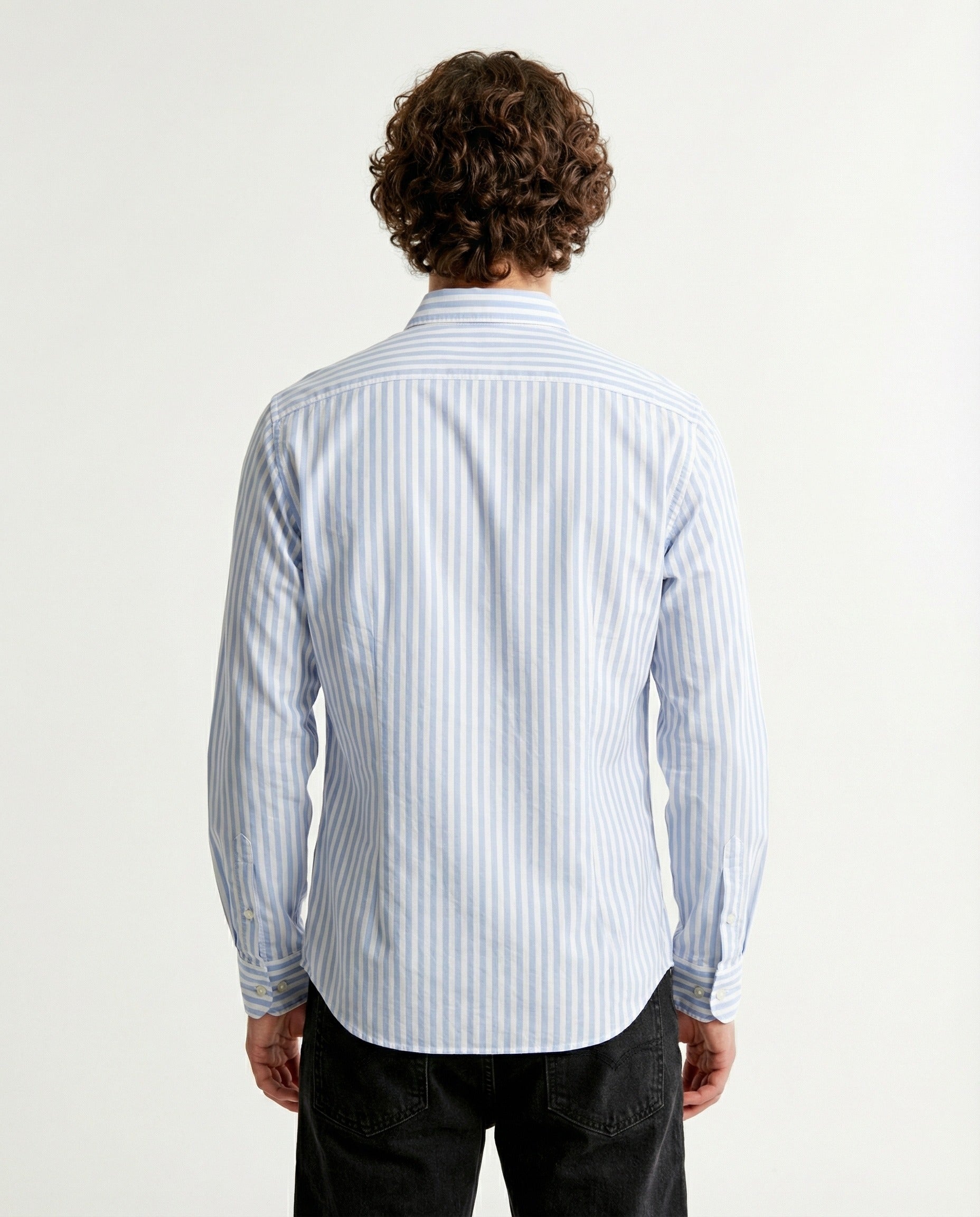 Peserico Blue Cotton Shirt