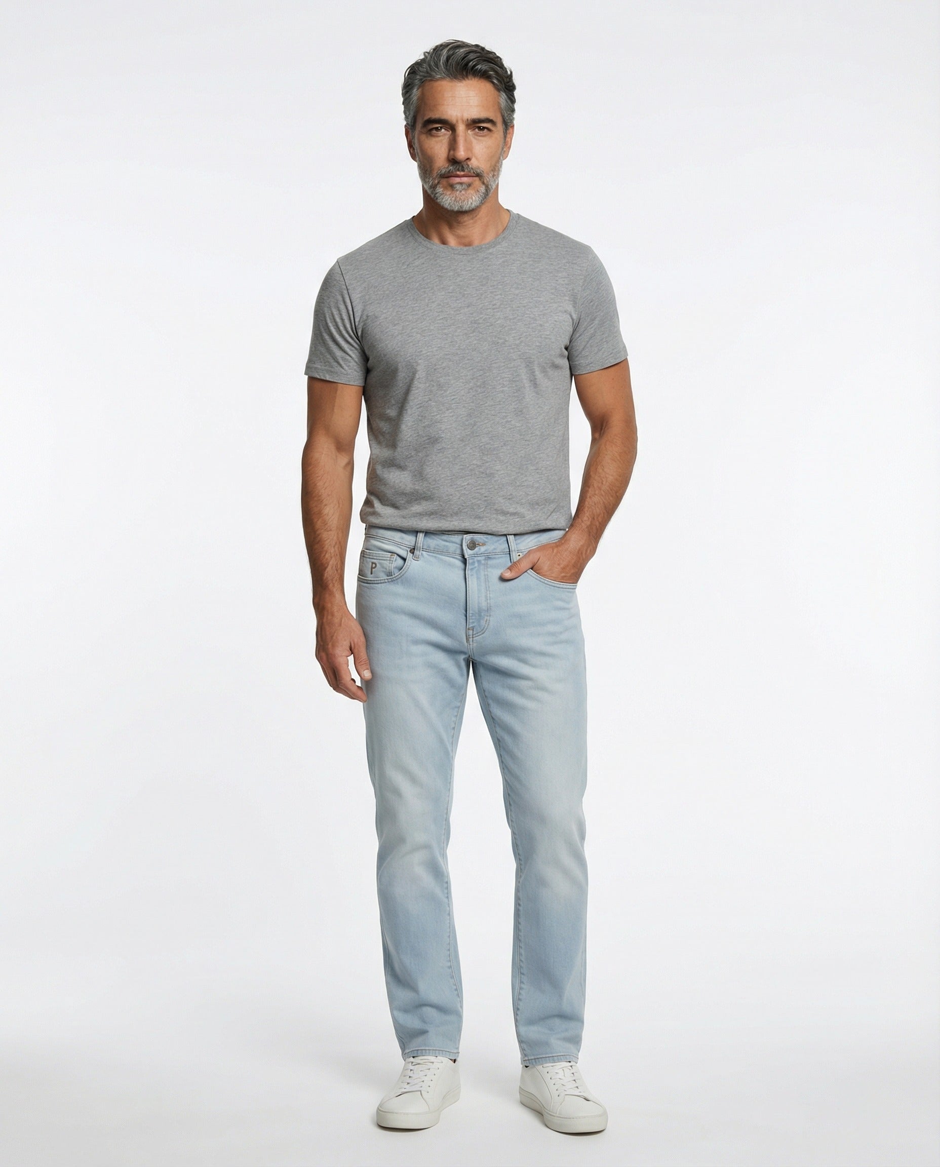 Peserico Blue Cotton T-Shirt