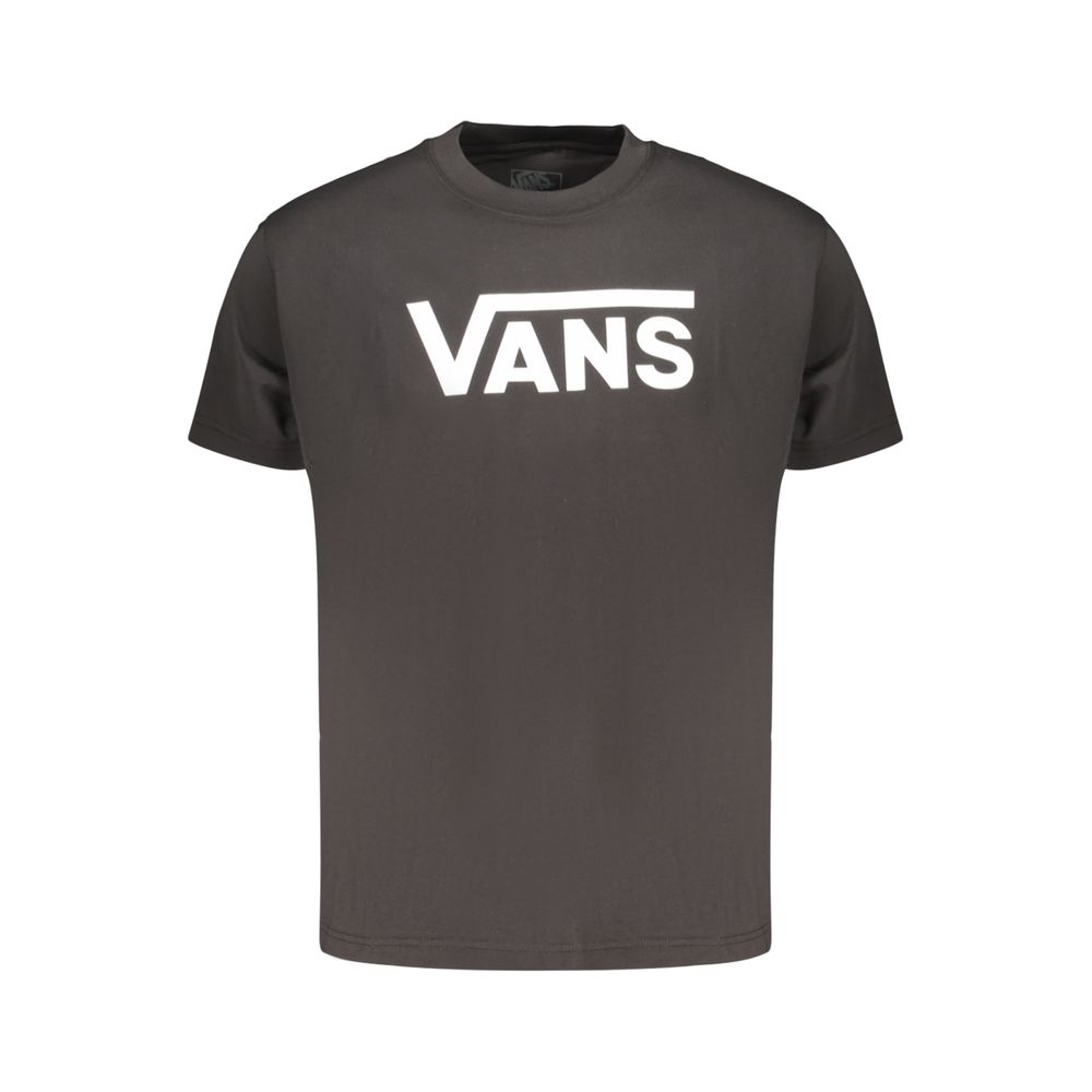 Vans Black Cotton Men T-Shirt