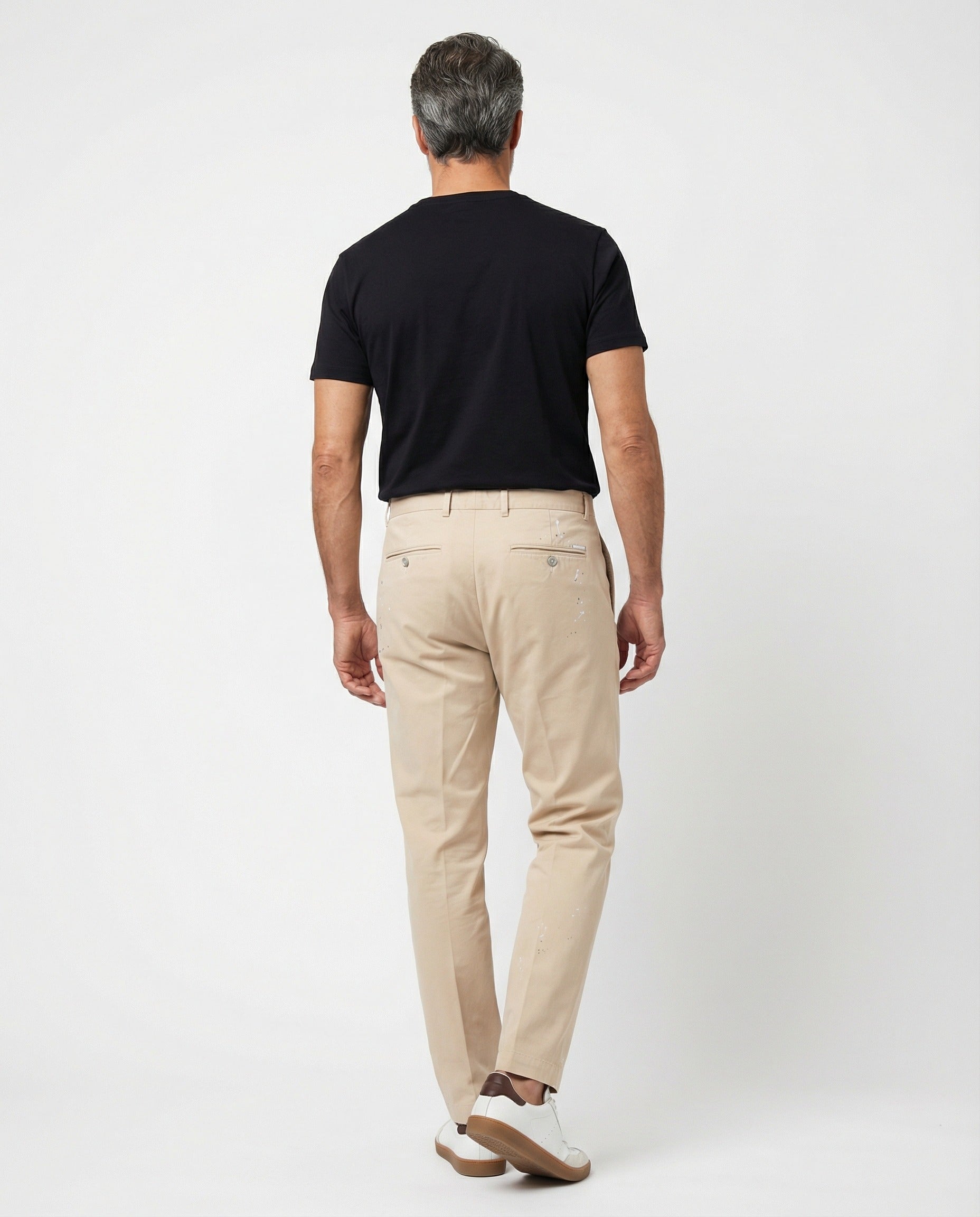 Peserico Beige Cotton Casual Pants