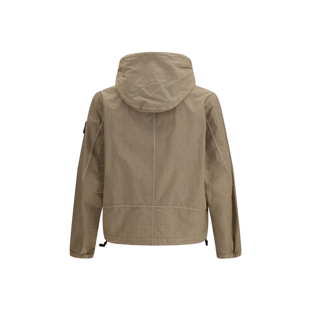 Stone Island Brown Polyamide Coat