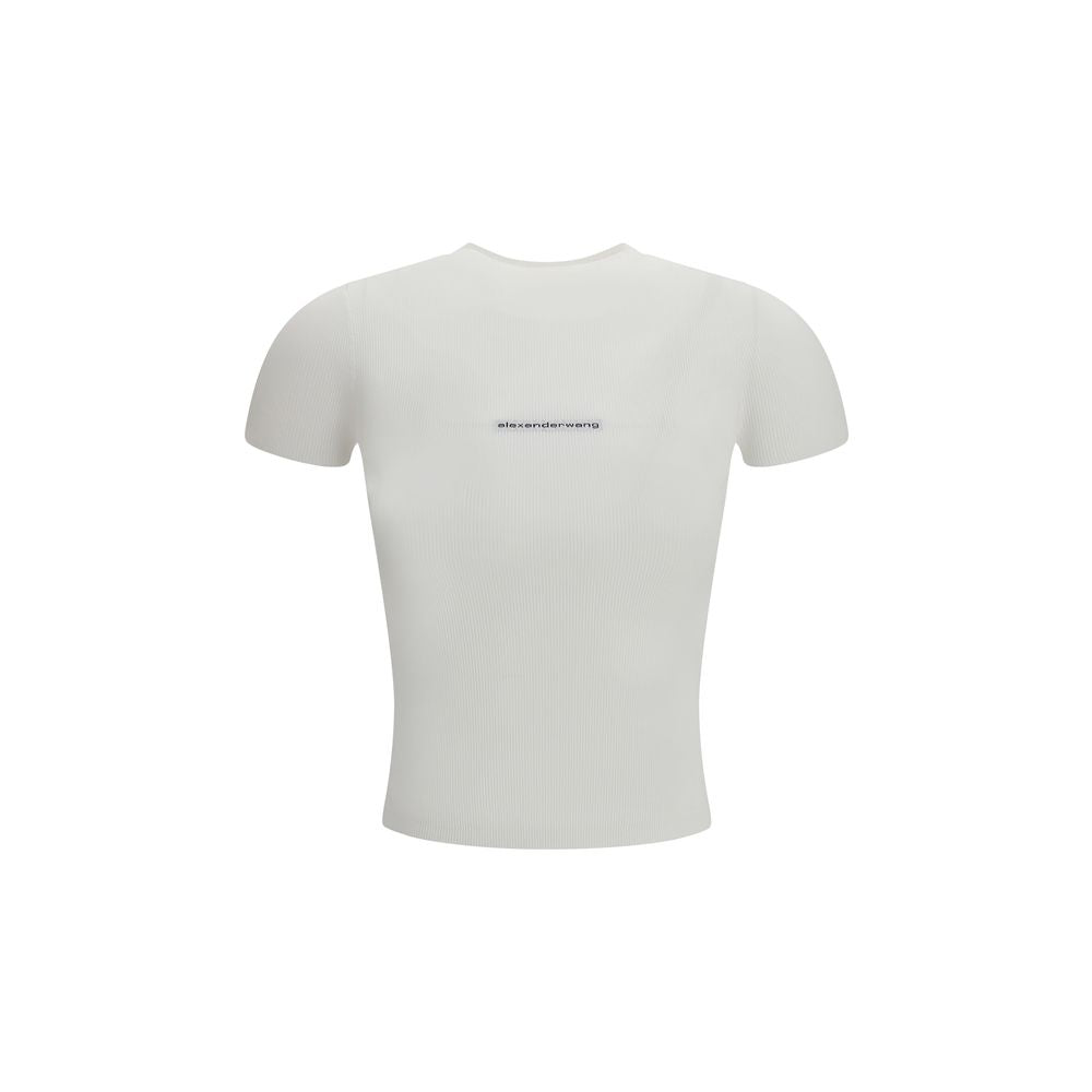 Alexander Wang White Cotton T-Shirt