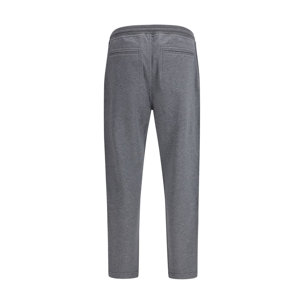Brunello Cucinelli Gray Cotton Joggers (Workout Pants)