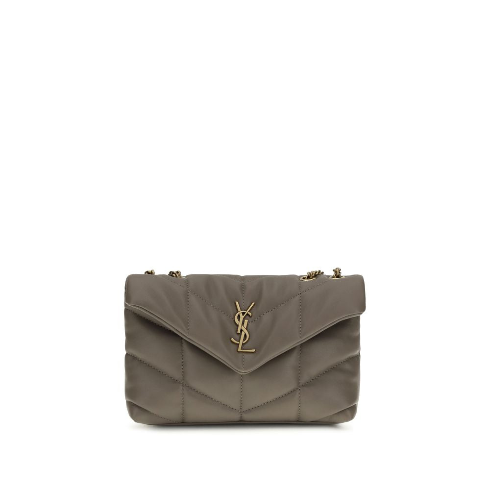 حقيبة كتف Saint Laurent Gray Lamb Ovis Aries Aries