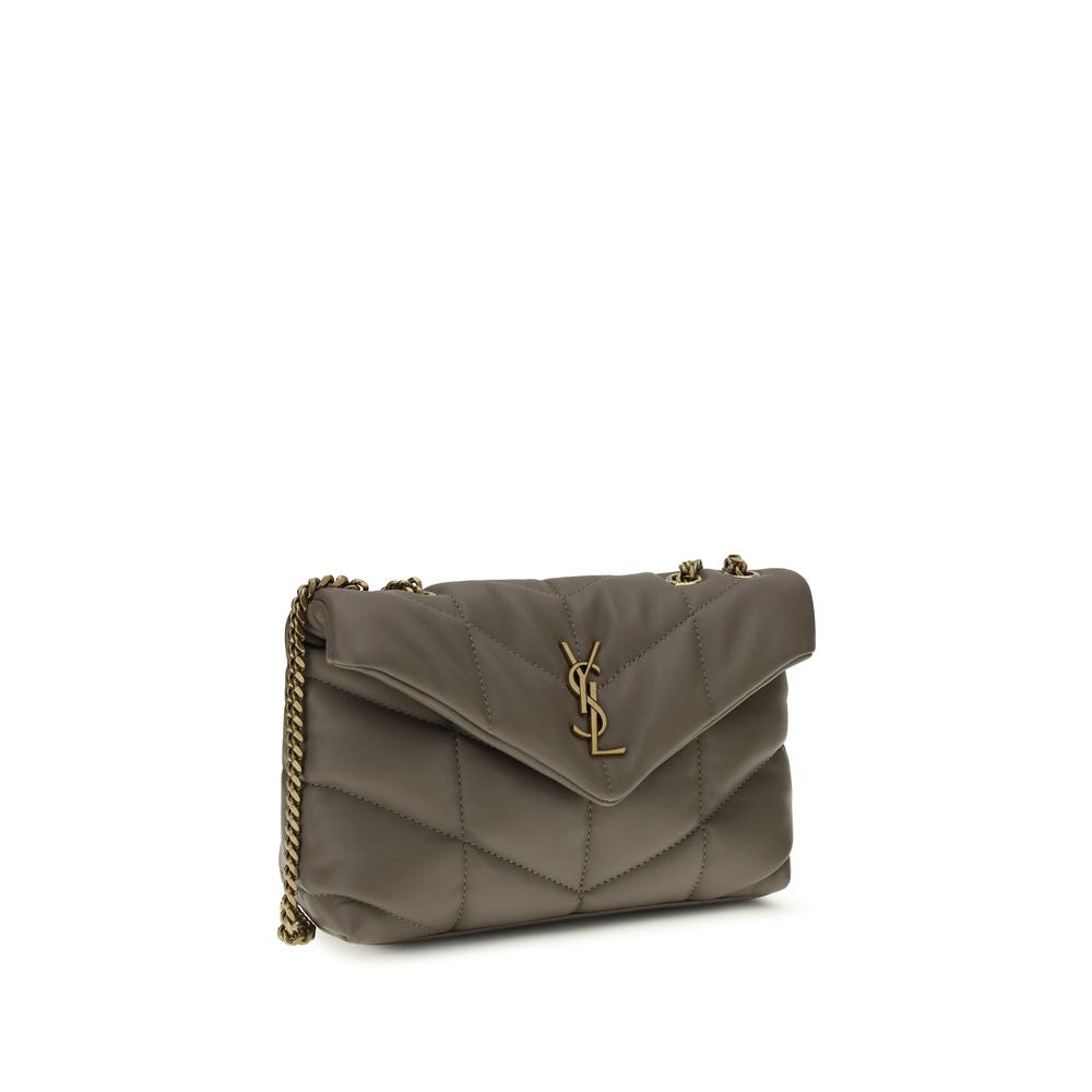 حقيبة كتف Saint Laurent Gray Lamb Ovis Aries Aries