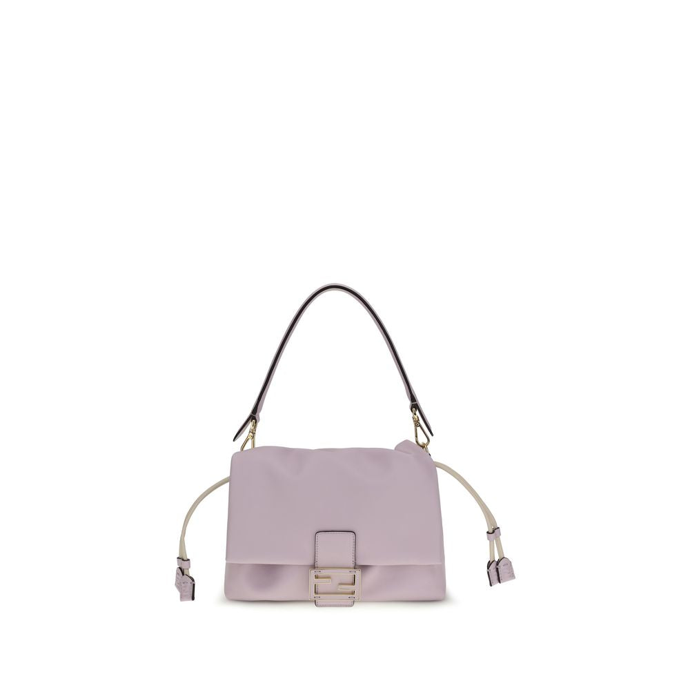 Fendi Purple Calf Leather Bos Taurus Shoulder Bag