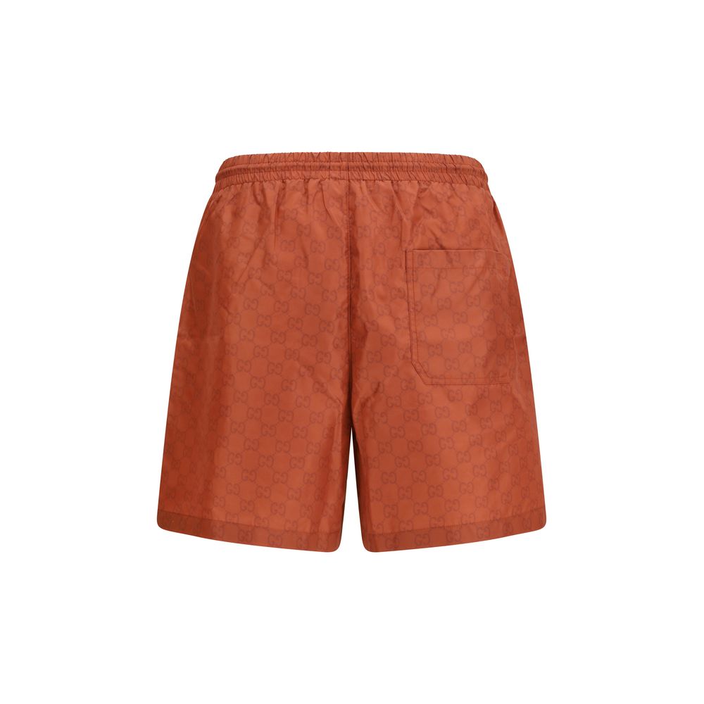 Gucci Orange Polyester Shorts