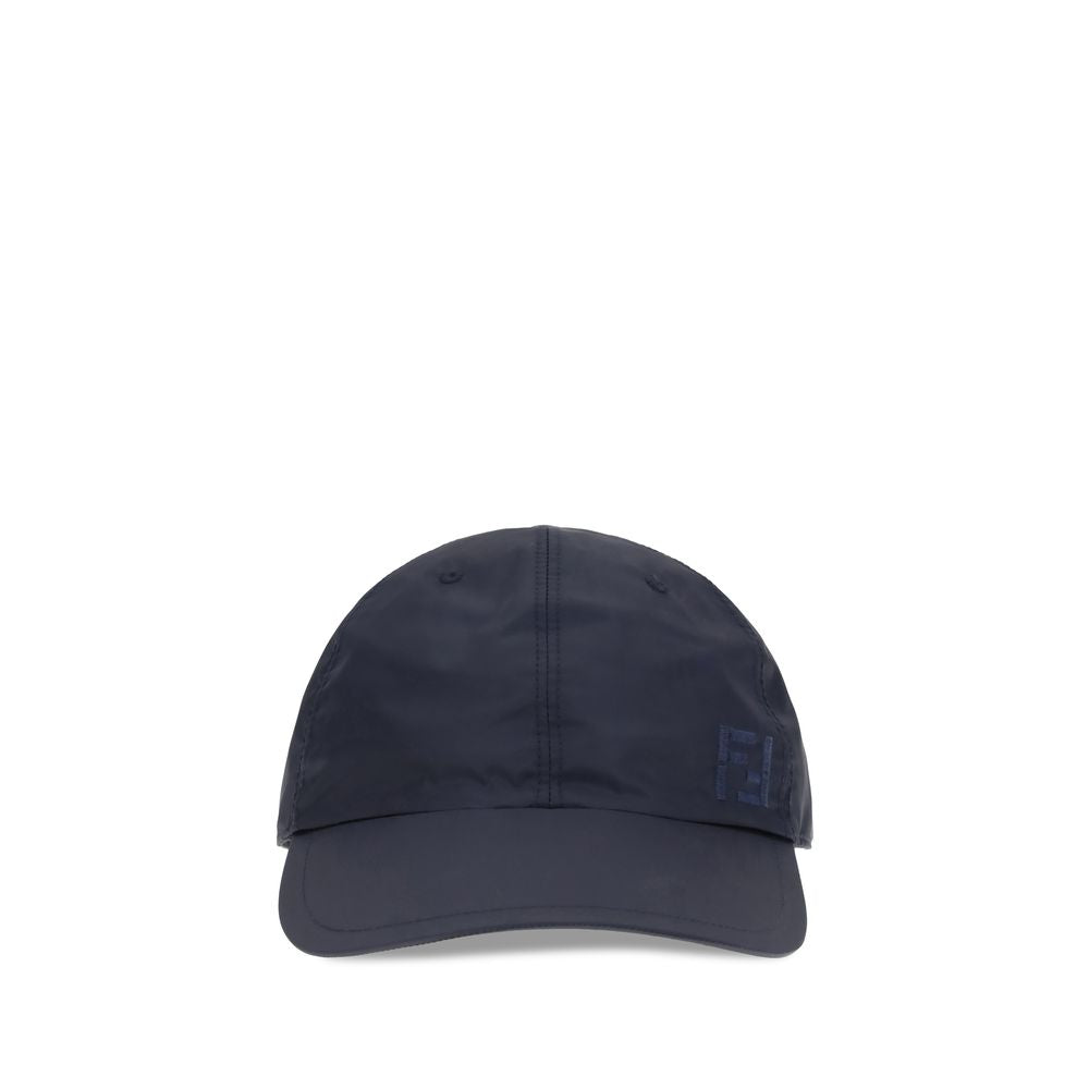 Fendi Black Nylon Cap (Baseball Hat)