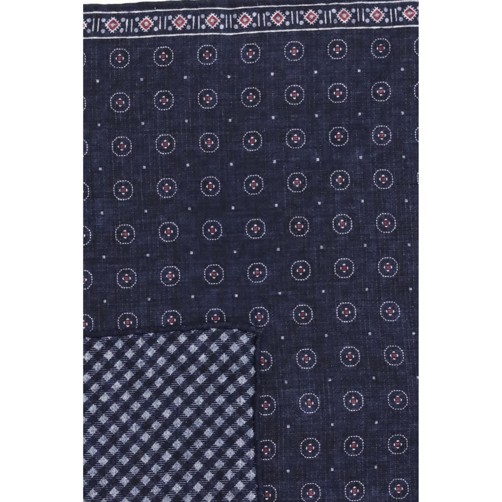 Brunello Cucinelli Blue Silk Handbag