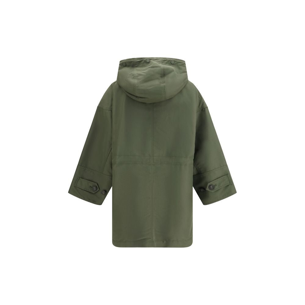 Max Mara Bicolor Cotton Trench Coat