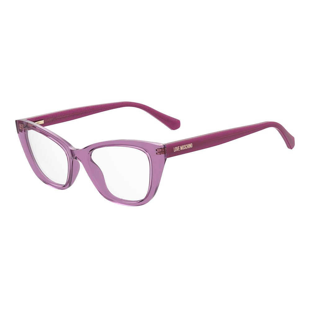 Love Moschino Purple Cellulose Propionate Glasses (Frames)