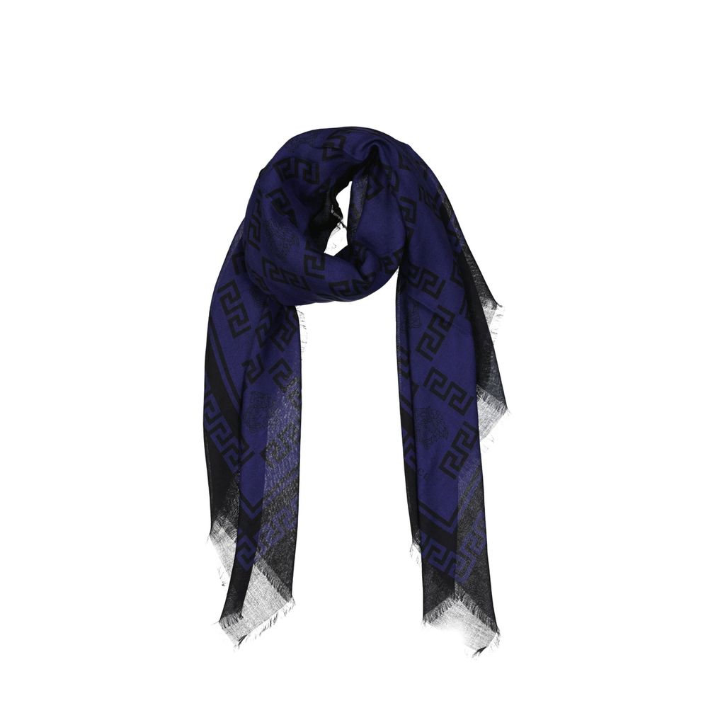 Versace Blue Modal Scarf