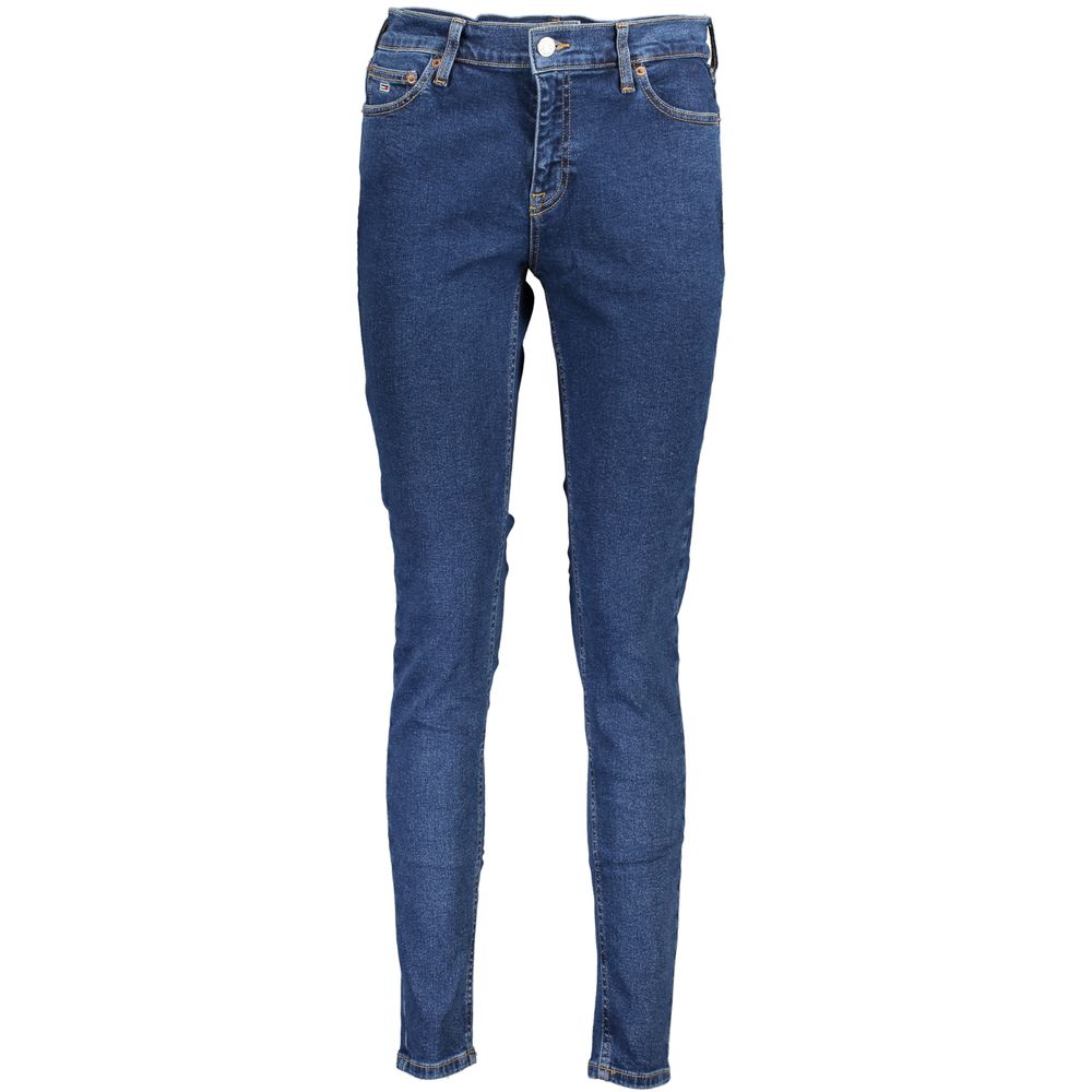Tommy Hilfiger Blue Cotton Women Skinny Jean
