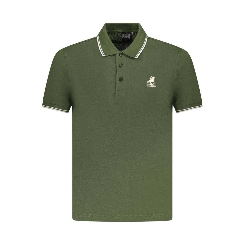 U.S. Grand Verde Cotton Men Polo Shirt