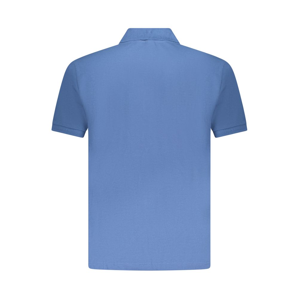 U.S. Grand Blue Cotton Men Polo Shirt