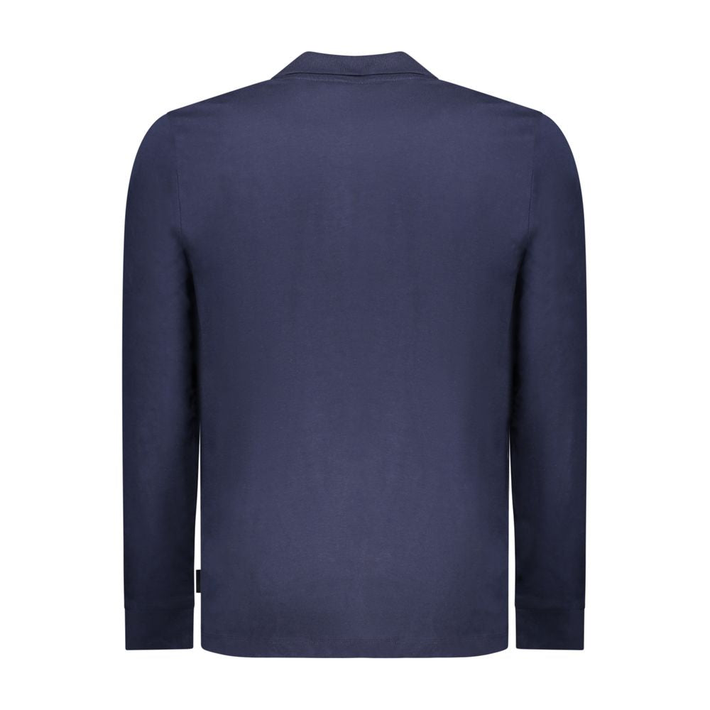 U.S. Grand Blu Cotton Men Polo