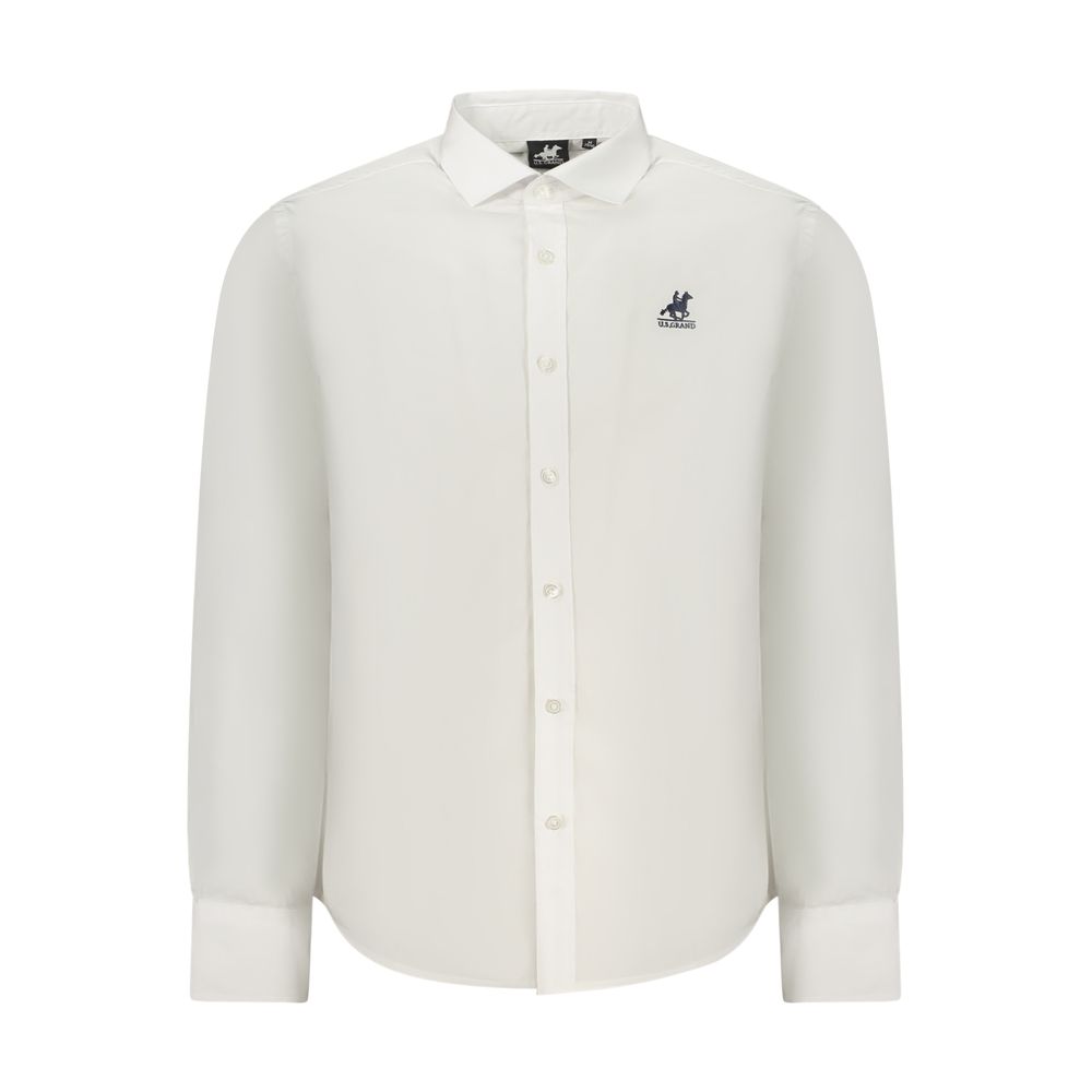 U.S. Grand Bianco Cotton Men Shirt