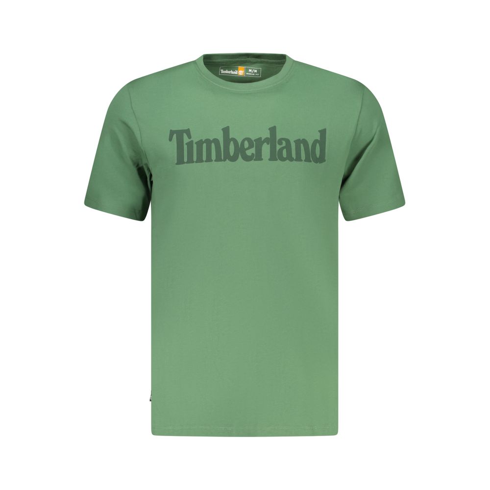 Timberland Green Cotton T-Shirt
