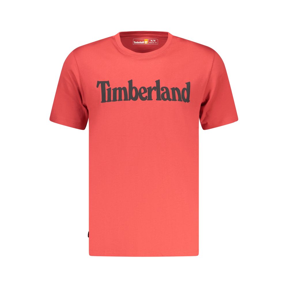 Timberland Rosso Cotton Men's T-Shirt