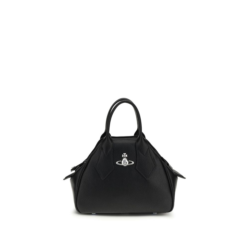 Vivienne Westwood Black Calf Leather Bos Taurus Handbag