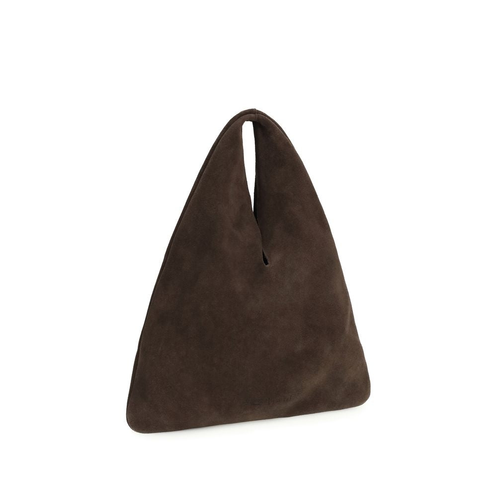 Manebi Brown Calf Leather Bos Taurus Shoulder Bag